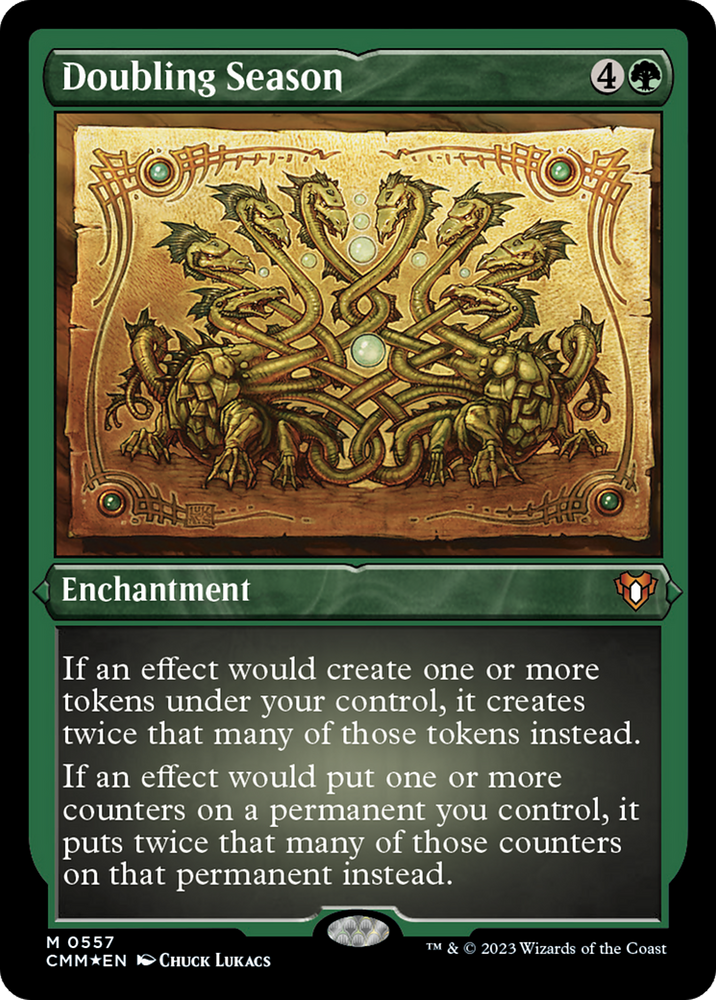 Doubling Season (CMM-557) - Commander Masters Etched Foil
