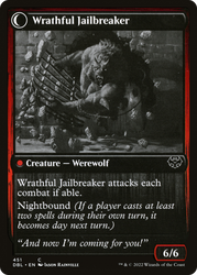 Weary Prisoner (DBL-451) - Innistrad: Double Feature: (Double Faced Transform) Foil
