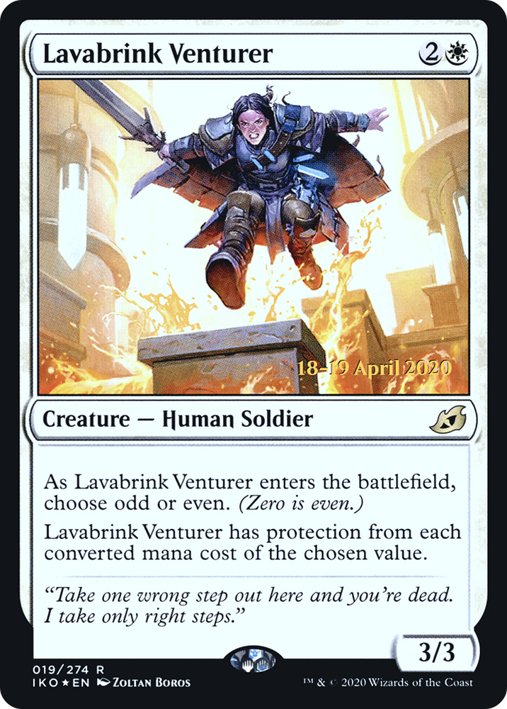Lavabrink Venturer (PRE-019) - Ikoria: Lair of Behemoths Promos Foil