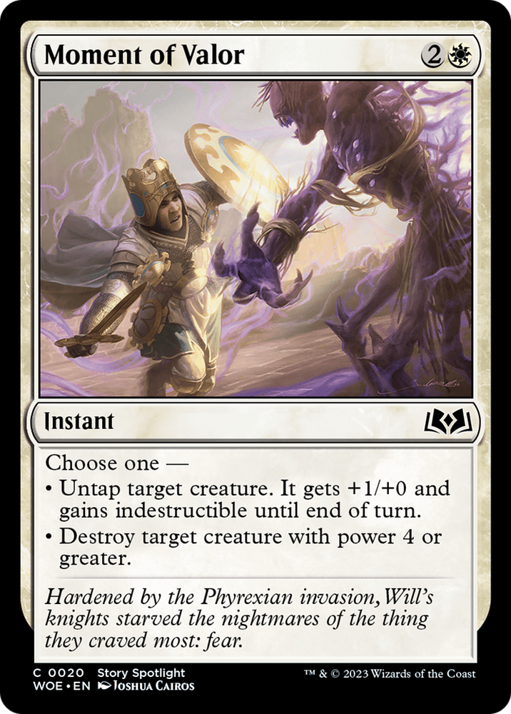 Moment of Valor (WOE-020) - Wilds of Eldraine