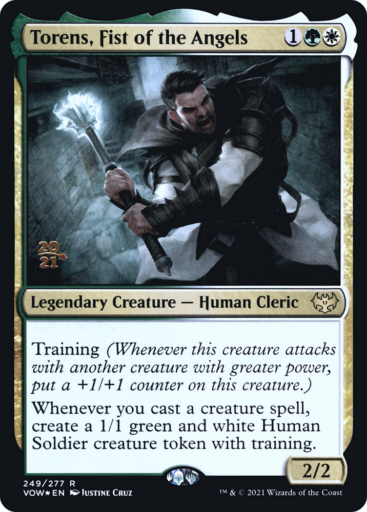 Torens, Fist of the Angels (PRE-249S) - Innistrad: Crimson Vow Promos Foil