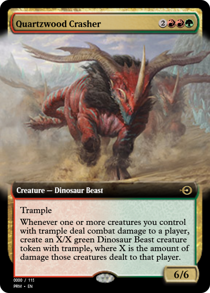 Quartzwood Crasher (PRM-80821) - Magic Online Promos Foil