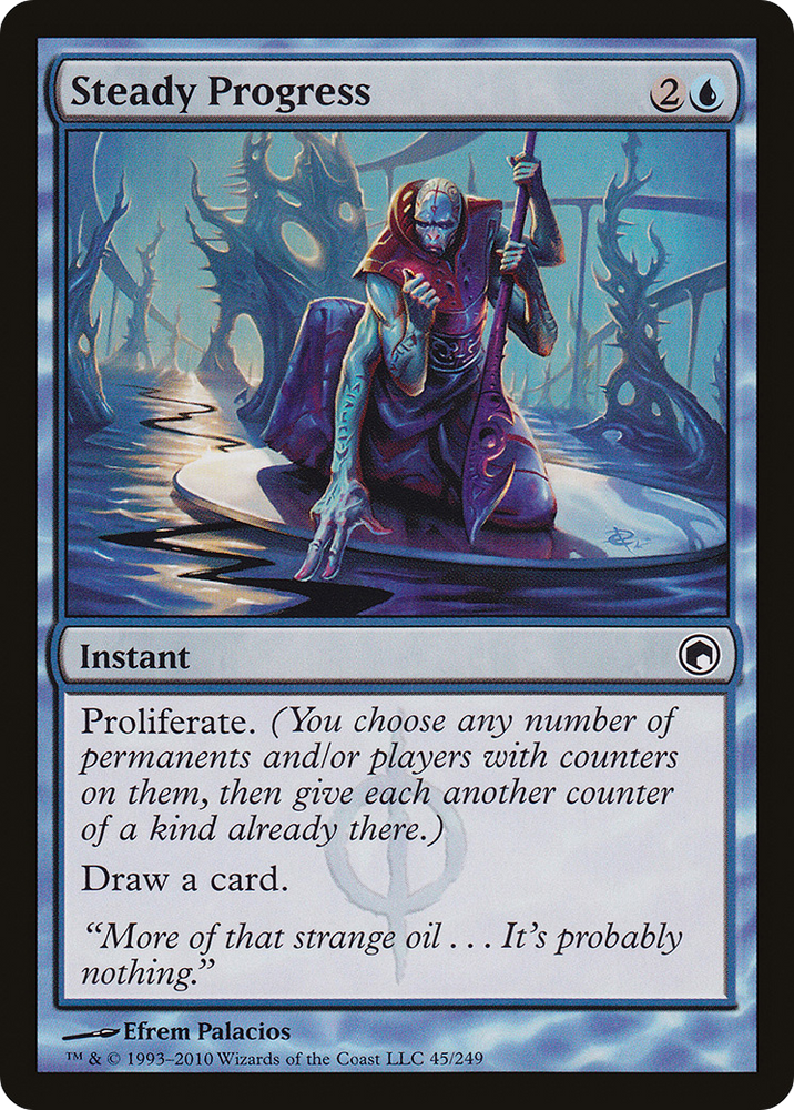 Steady Progress (SOM-045) - Scars of Mirrodin Foil
