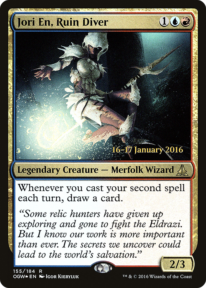 Jori En, Ruin Diver (PRE-155) - Oath of the Gatewatch Promos Foil