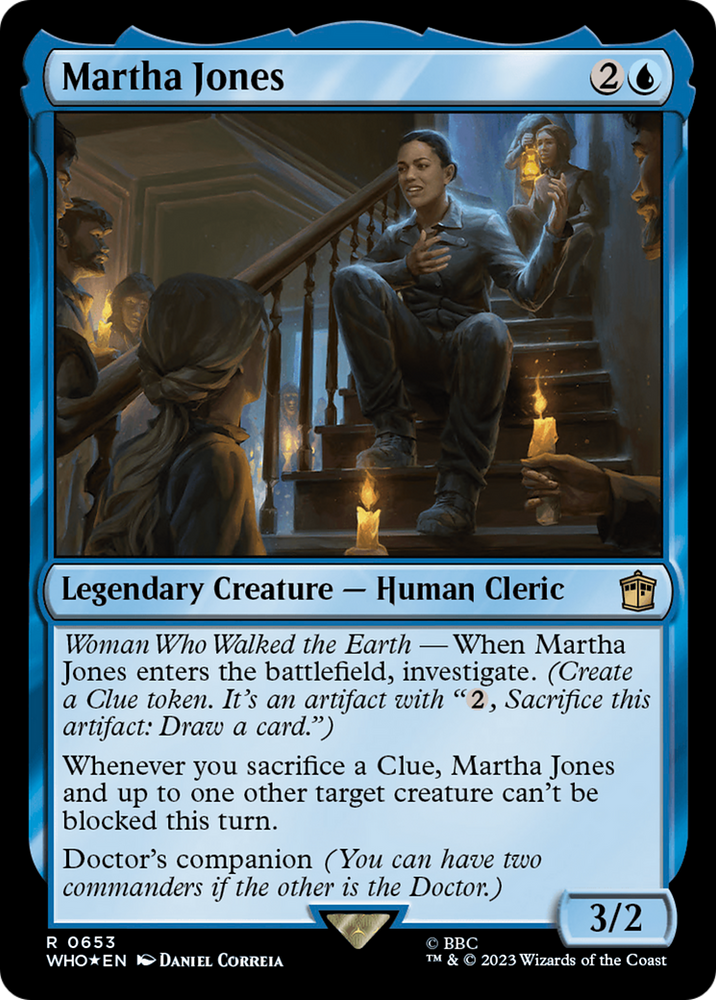 Martha Jones (Surge Foil) (WHO-653) - Doctor Who Foil