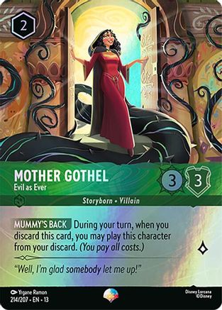 Mother Gothel - Evil as Ever (Epic) (214/204) - Attack of the Vine Holofoil