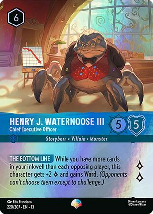 Henry J. Waternoose III - Chief Executive Officer (Epic) (220/204) - Attack of the Vine Holofoil