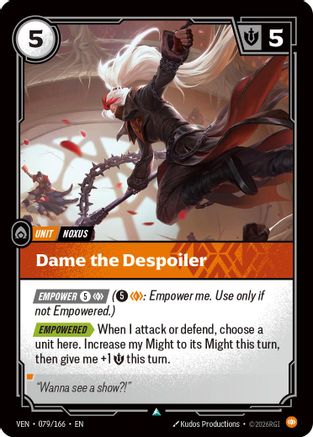 Dame the Despoiler (079/166) - Vendetta