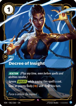 Decree of Insight (061/166) - Vendetta Foil