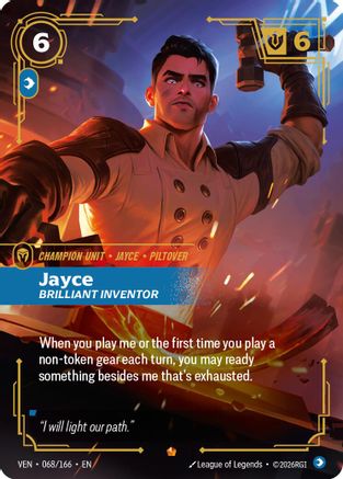 Jayce, Brilliant Inventor (068/166) - Vendetta Foil