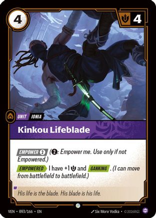 Kinkou Lifeblade (093/166) - Vendetta