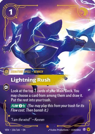 Lightning Rush (156/166) - Vendetta Foil