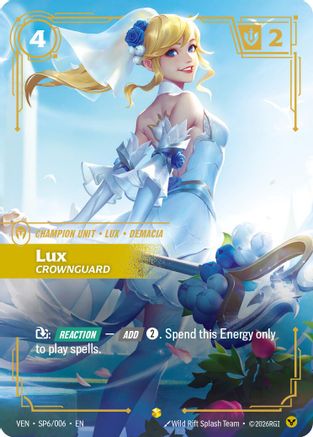Lux, Crownguard (SP6/006) - Vendetta Foil