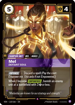 Mel, Defiant Soul (110/166) - Vendetta Foil