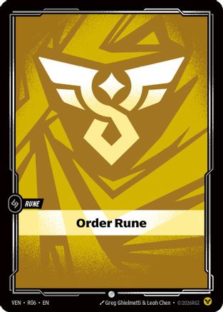 Order Rune (R06) - Vendetta