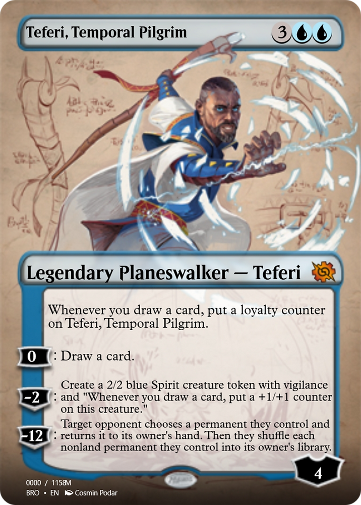 Teferi, Temporal Pilgrim (PRM-105610) - Magic Online Promos