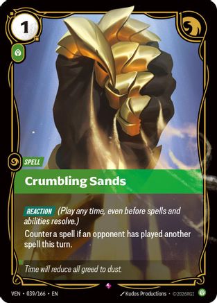 Crumbling Sands (039/166) - Vendetta Foil