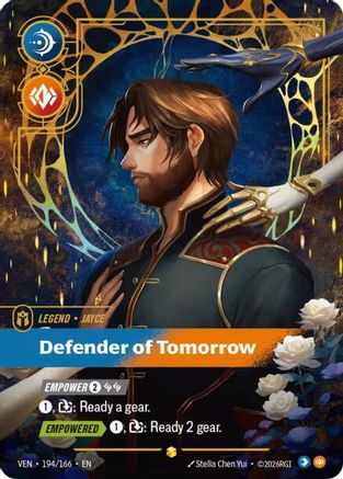 Jayce - Defender of Tomorrow (Overnumbered) (194/166) - Vendetta Foil