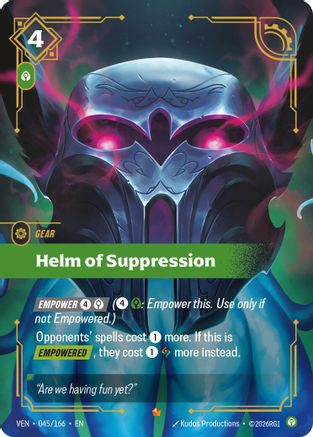 Helm of Suppression (045/166) - Vendetta Foil