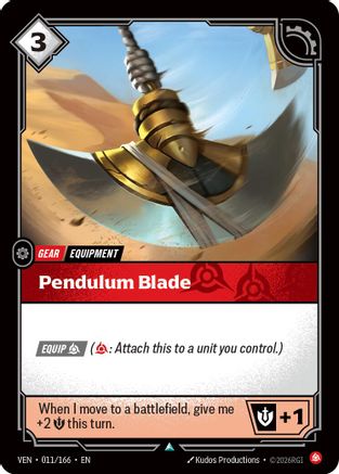 Pendulum Blade (011/166) - Vendetta