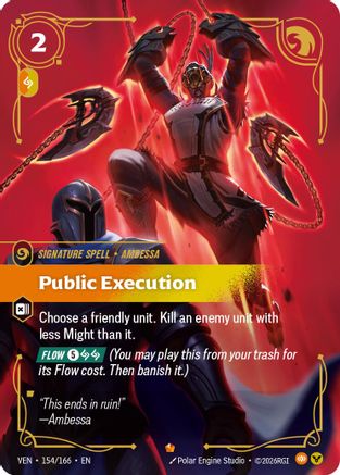 Public Execution (154/166) - Vendetta Foil