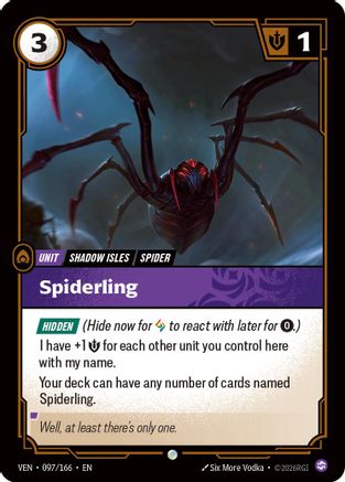 Spiderling (097/166) - Vendetta