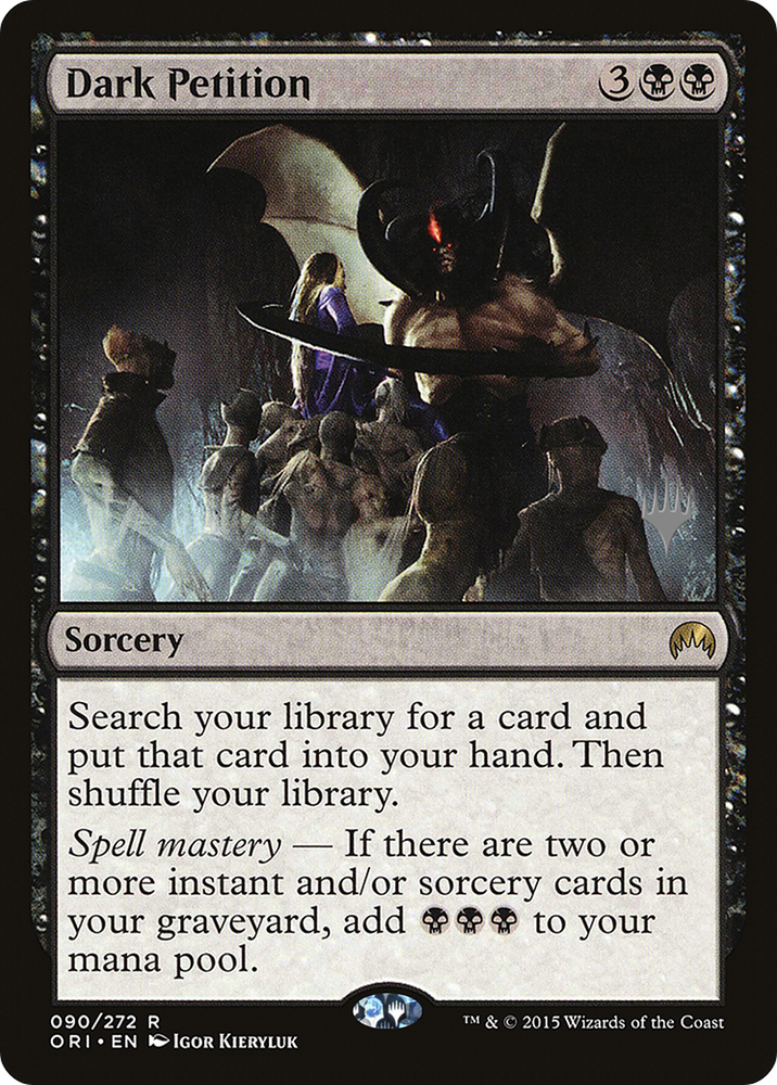 Dark Petition (PPKHM-090) - Magic Origins Promos Foil