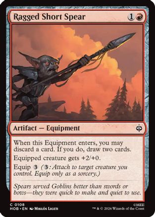 Ragged Short Spear (HOB-108) - The Hobbit Foil