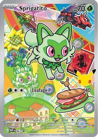 Sprigatito 061  - Holofoil First Partner Collection 2026 - Promo