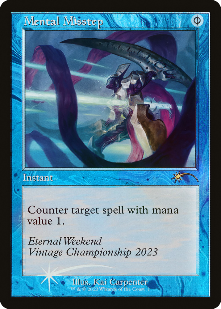 Mental Misstep (Retro Frame) (MFP-2023A) - Eternal Weekend Foil
