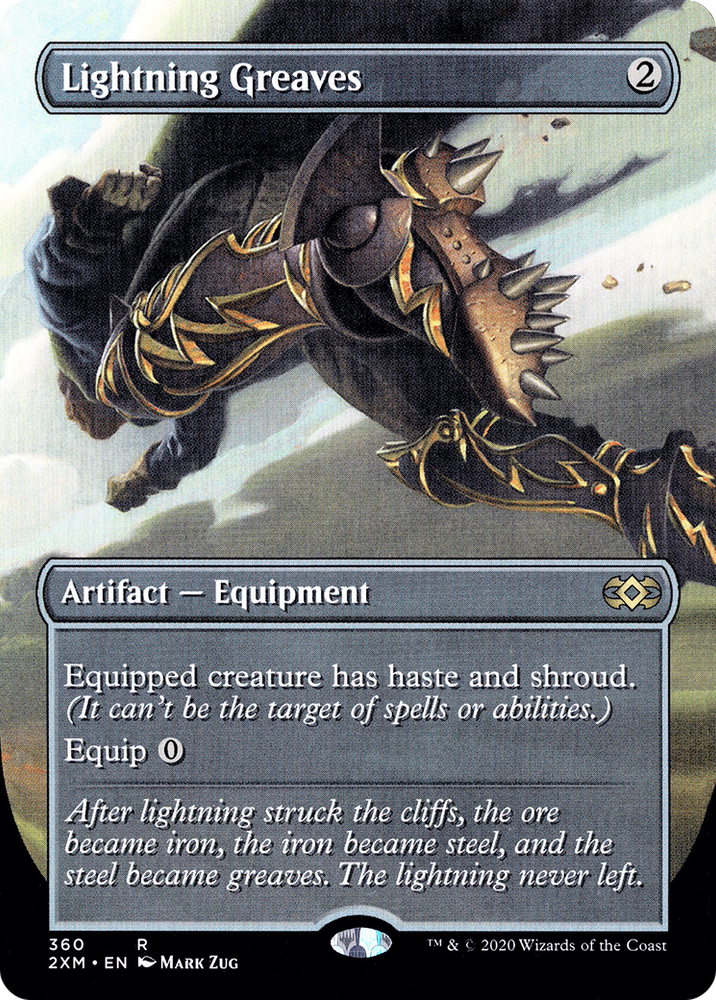 Lightning Greaves (Borderless) (2XM-360) - Double Masters (Borderless)