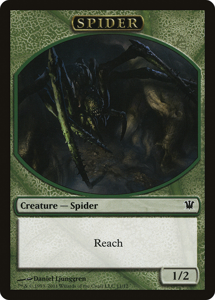 Spider Token (ISD-011) - Innistrad Tokens