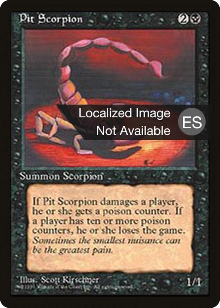 Pit Scorpion (4BB-) - Fourth Edition Foreign Black Border