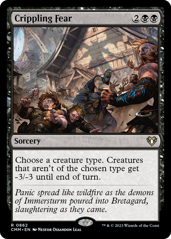 Crippling Fear (CMM-862) - Commander Masters
