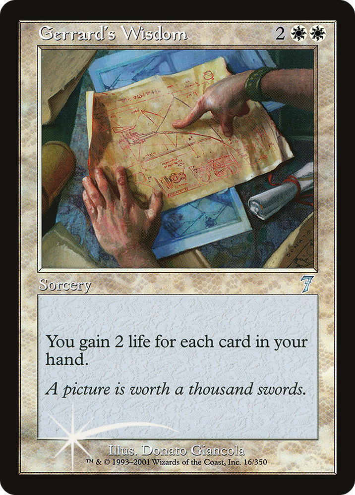 Gerrard's Wisdom (7ED-16★) - Seventh Edition Foil