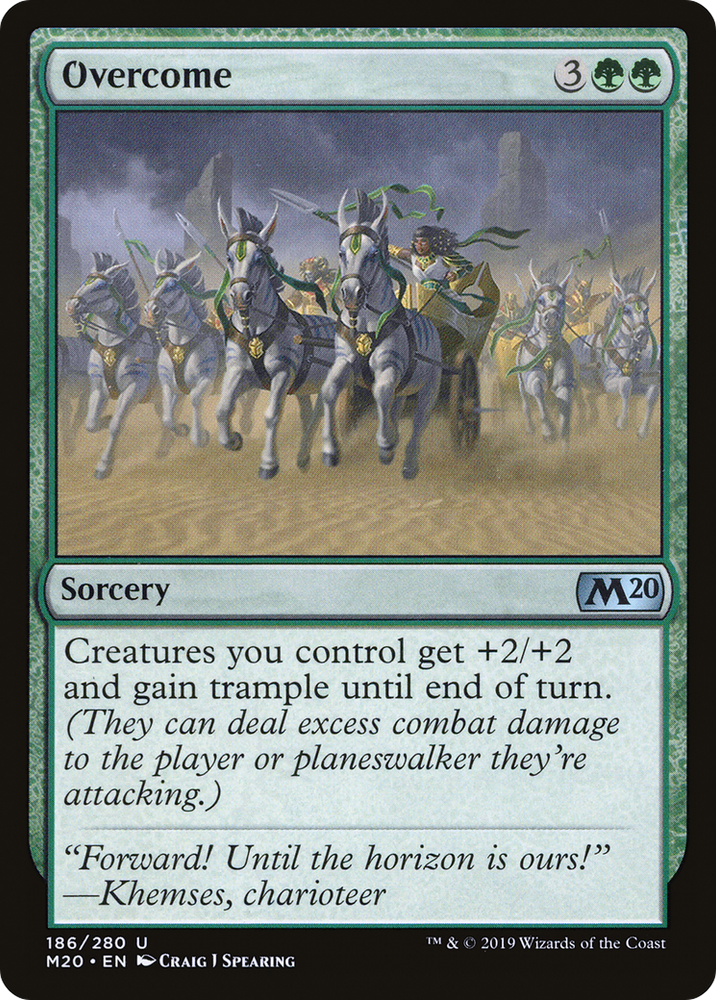 Overcome (M20-186) - Core Set 2020 Foil