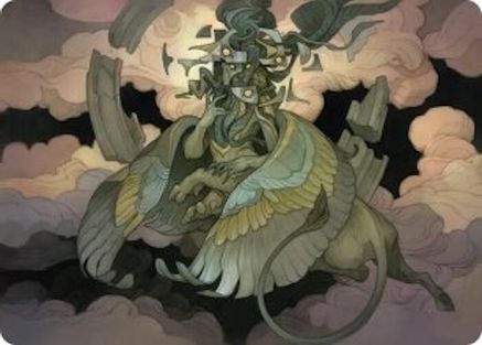 Sphinx of False Conclusions Art Card (ASFRA-007) - Art Series: Reality Fracture