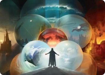 Jace's Machinations Art Card (ASFRA-040) - Art Series: Reality Fracture