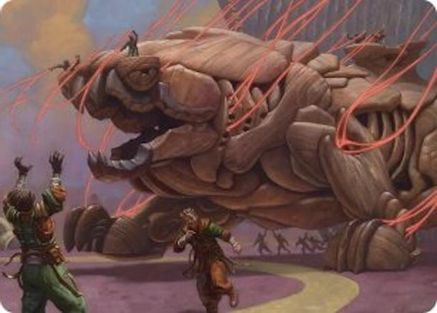 Craterclaw Colossus Art Card (ASFRA-016) - Art Series: Reality Fracture