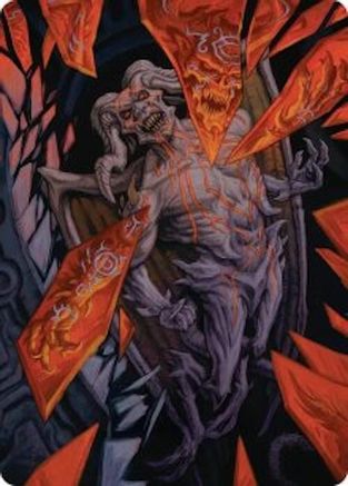 Curse-Marred Demon Art Card (ASFRA-037) - Art Series: Reality Fracture