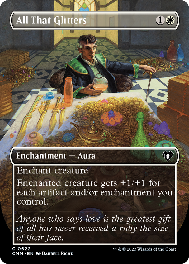 All That Glitters (Borderless) (CMM-622) - Commander Masters (Borderless)