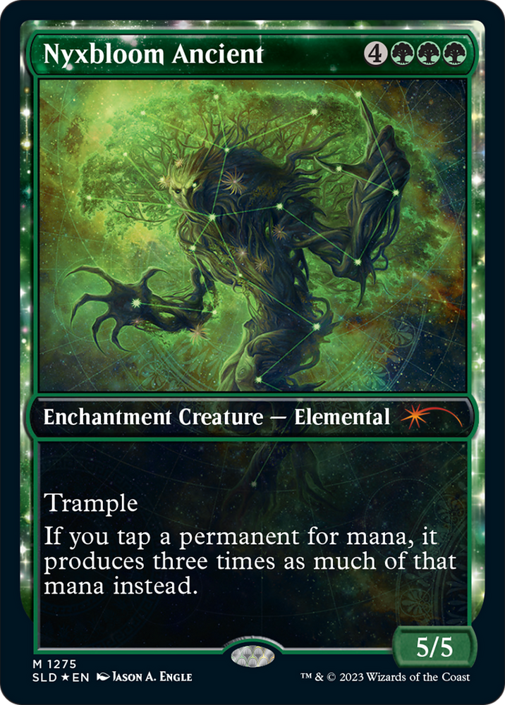 Nyxbloom Ancient (Halo Foil) (SLD-1275) - Secret Lair Drop: (Showcase, enchantment) Foil