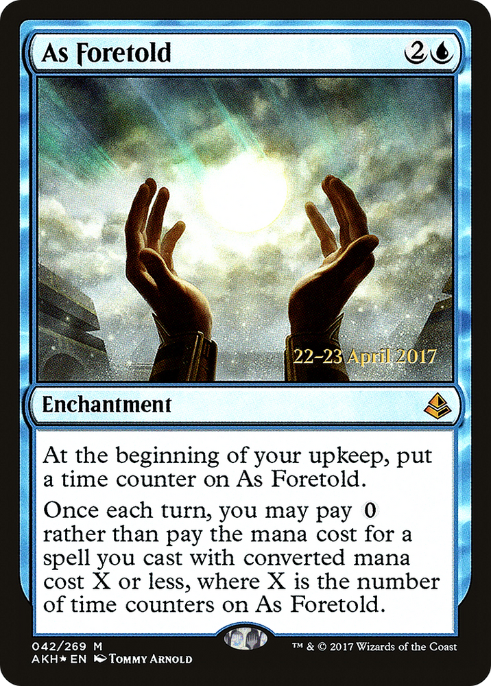 As Foretold (PRE-042) - Amonkhet Promos Foil