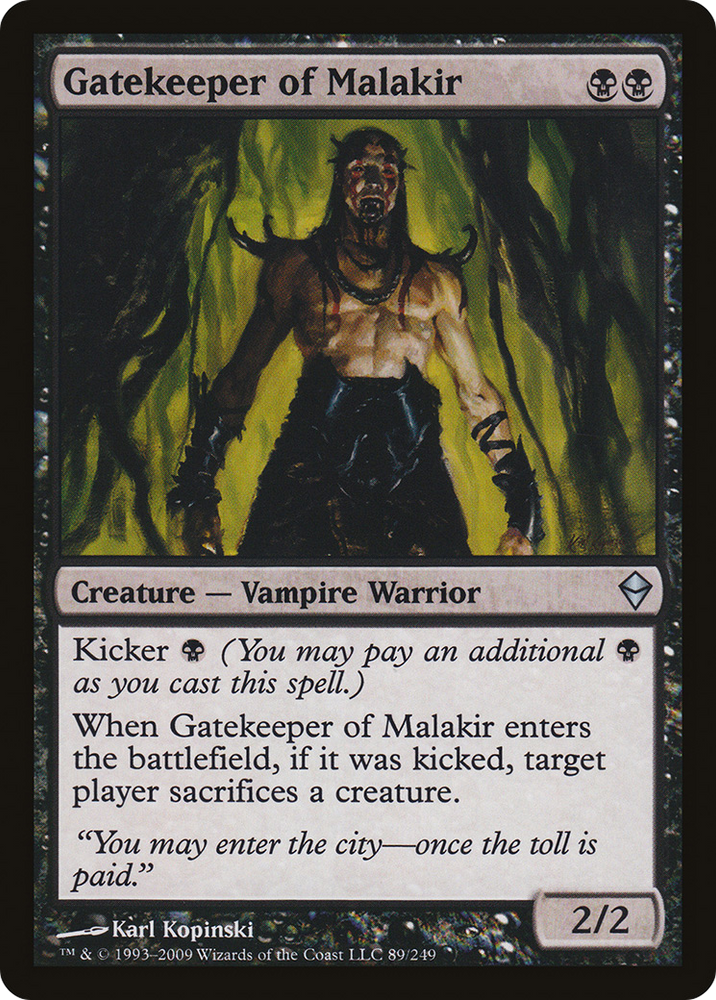 Gatekeeper of Malakir (ZEN-089) - Zendikar