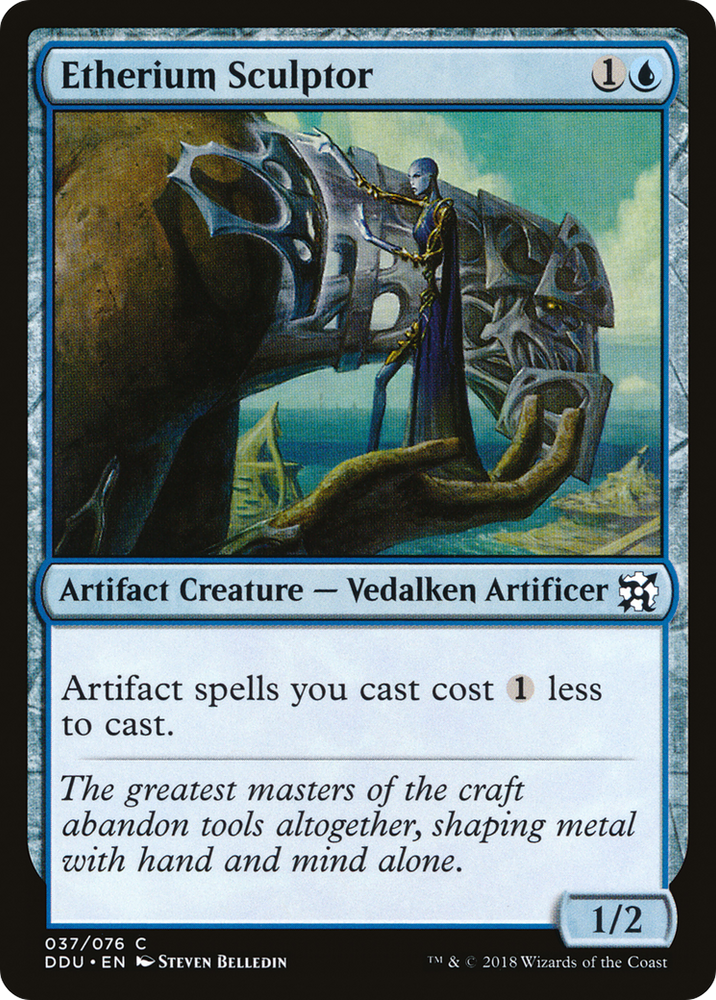 Etherium Sculptor (DDU-037) - Duel Decks: Elves vs. Inventors