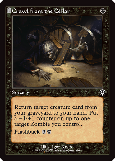 Crawl from the Cellar (INR-376) - Innistrad Remastered: (tombstone)