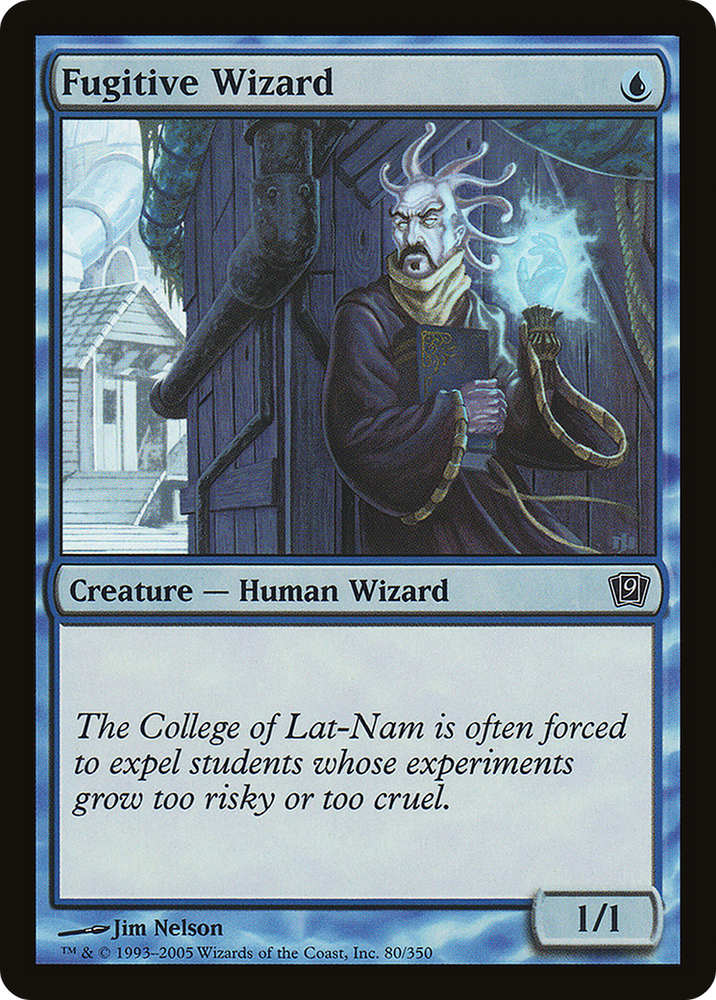 Fugitive Wizard (9ED-80★) - Ninth Edition Foil