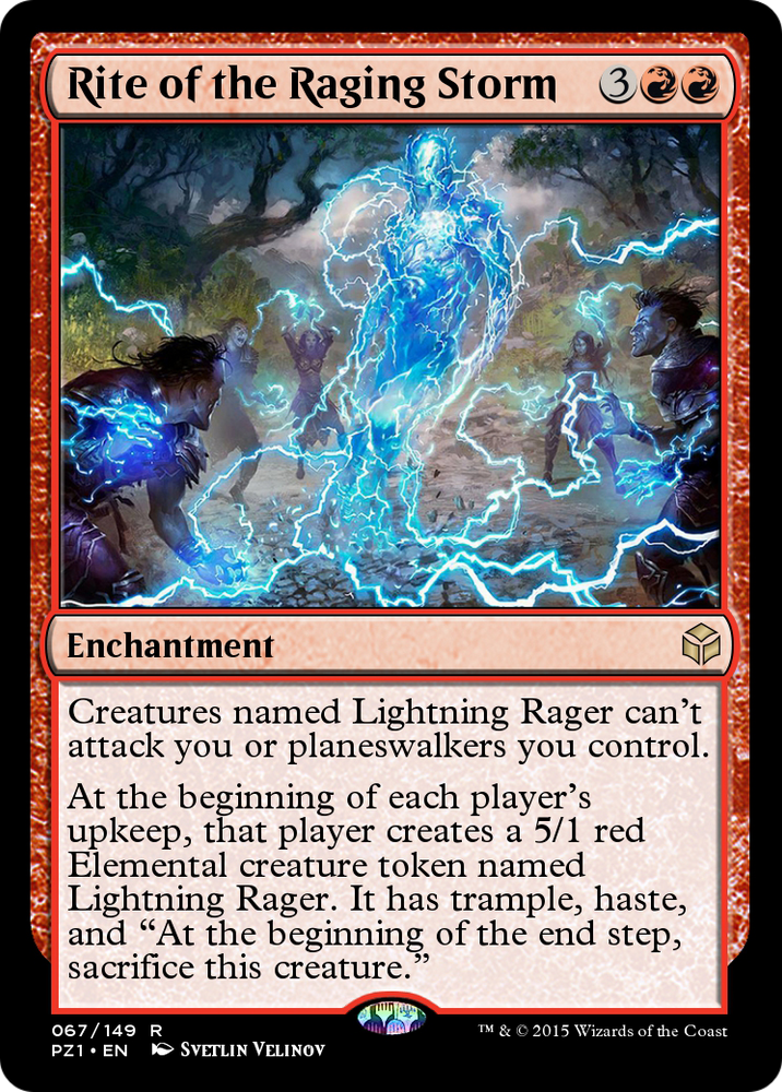 Rite of the Raging Storm (PZ1-067) - Legendary Cube Prize Pack Foil