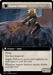 Enduring Angel // Angelic Enforcer (PRM-93888) - Magic Online Promos Foil