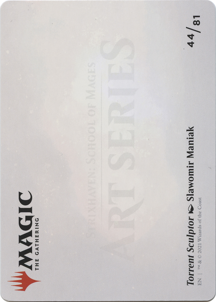 Torrent Sculptor // Torrent Sculptor (ASTX-044) - Strixhaven Art Series (Borderless) Foil